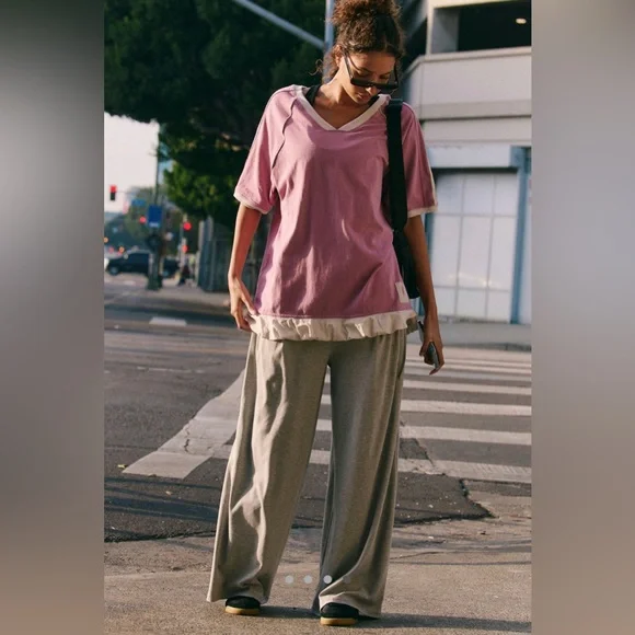 NWOT Free People FP Movement Baseline Solid Tee - Picture 4 of 7